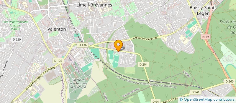 localisation de l'entreprise MONSIEUR EKOBO EMBESSE à LIMEIL-BREVANNES