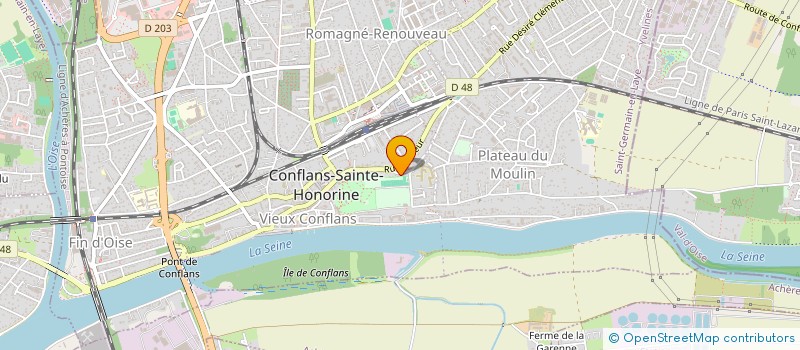 localisation de l'entreprise MONSIEUR EKRAMY ZAKHARY  CONFLANS-SAINTE-HONORINE