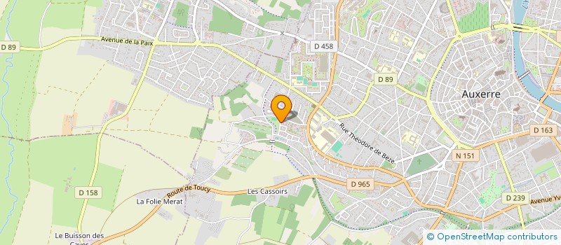 localisation de l'entreprise MONSIEUR EKREM BUYUKLUU à AUXERRE