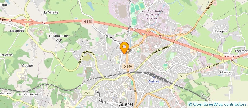 localisation de l'entreprise MONSIEUR EKREM CELIK à GUERET