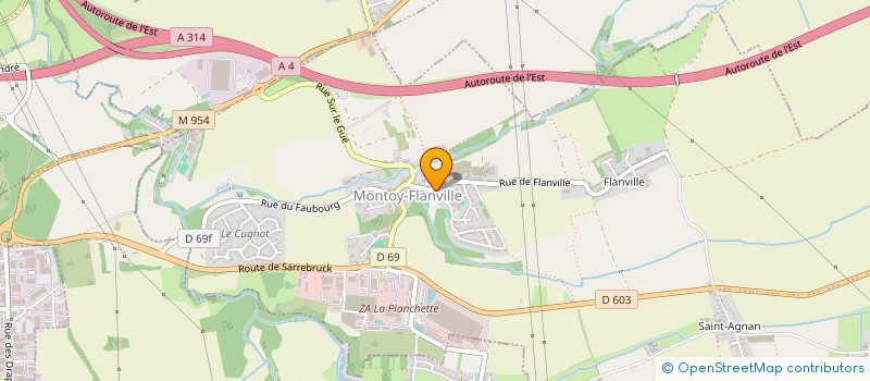 localisation de l'entreprise MONSIEUR EKREM KAYMAK  NOISSEVILLE