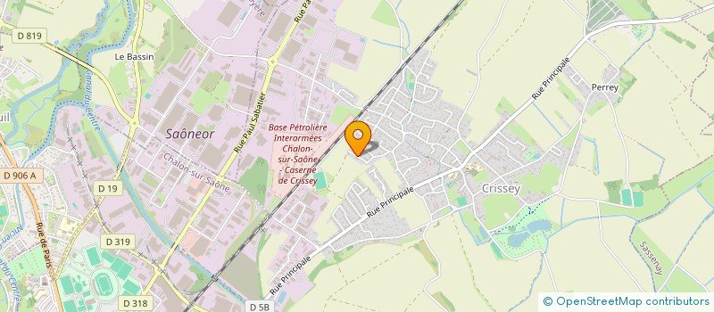 localisation de l'entreprise MONSIEUR EKREM OZPARLAK  CRISSEY