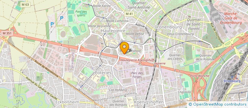 localisation de l'entreprise MONSIEUR EKREM TITIZ à STRASBOURG