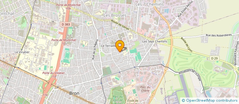 localisation de l'entreprise MONSIEUR EKREM YAKICI  VAULX-EN-VELIN