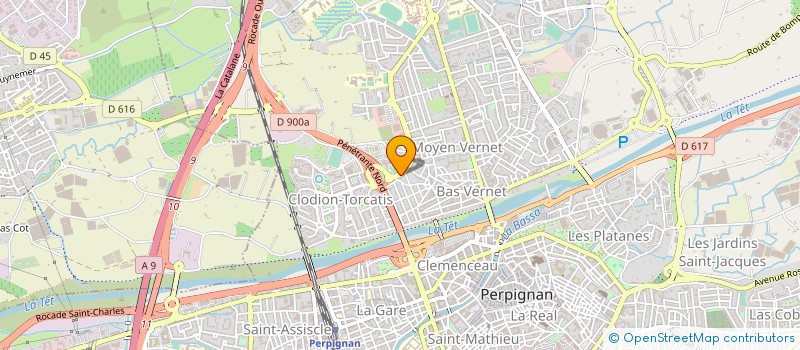 localisation de l'entreprise MONSIEUR EKREM YALCIN  PERPIGNAN