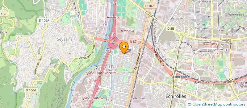 localisation de l'entreprise MONSIEUR EKREM YASAR  GRENOBLE