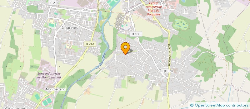 localisation de l'entreprise MONSIEUR EKREM YILMAZ  TIGNIEU-JAMEYZIEU