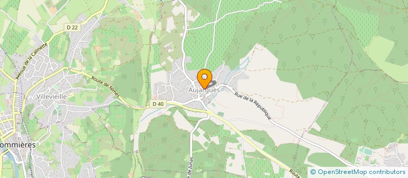 localisation de l'entreprise MONSIEUR EKUE CREPPY  AUJARGUES