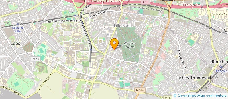 localisation de l'entreprise MONSIEUR EL AAZANI à LILLE