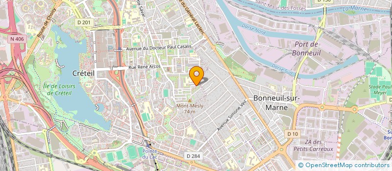 localisation de l'entreprise MONSIEUR EL ADJI BAKARY TRAORE  CRETEIL