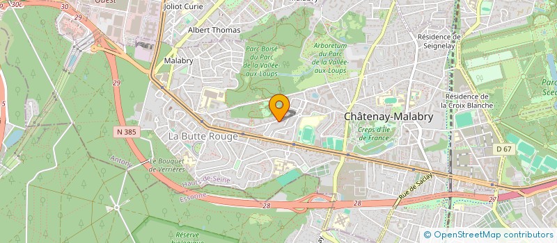 localisation de l'entreprise MONSIEUR EL ADRAR  CHATENAY-MALABRY