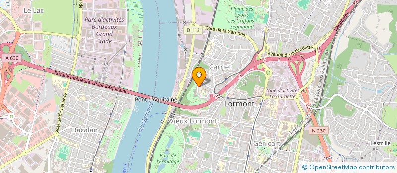 localisation de l'entreprise MONSIEUR EL AGDAL  LORMONT