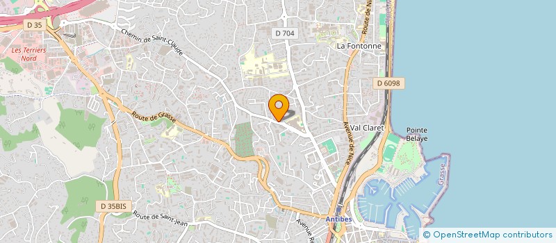 localisation de l'entreprise MONSIEUR EL AKMOUN à ANTIBES