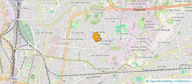 localisation de l'entreprise MONSIEUR EL ALAMI HOUHOUD à ORLEANS