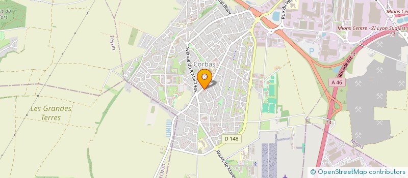 localisation de l'entreprise MONSIEUR EL AMEZIANE à CORBAS