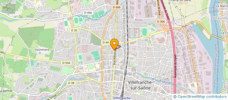 localisation de l'entreprise MONSIEUR EL-AMINE SALEM  VILLEFRANCHE-SUR-SAONE