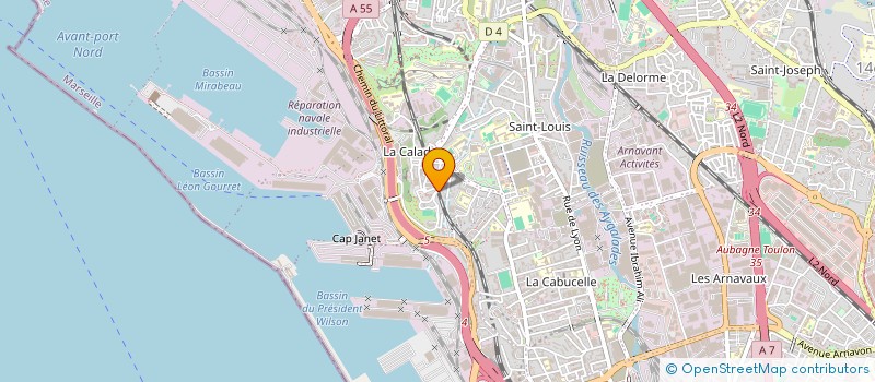 localisation de l'entreprise MONSIEUR EL AMOKREZE  MARSEILLE