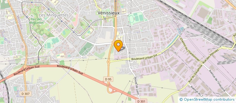 localisation de l'entreprise MONSIEUR EL AMRI DJEMIL  VENISSIEUX