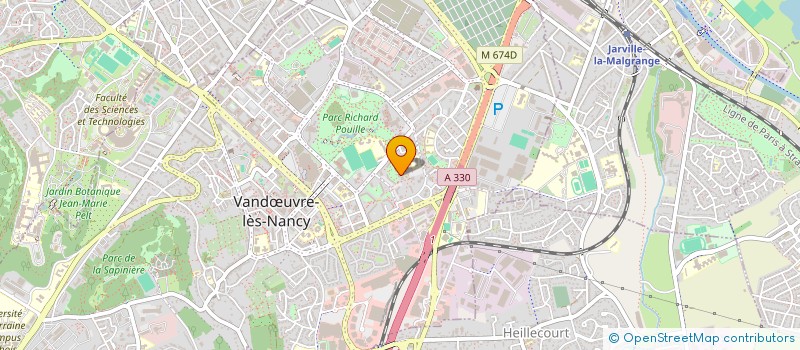 localisation de l'entreprise MONSIEUR EL-ANRIF CHADHOULI  VANDUVRE-LES-NANCY