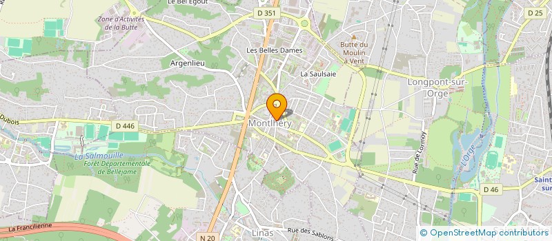 localisation de l'entreprise MONSIEUR EL ANRIFOU AHAMADI  MONTLHERY