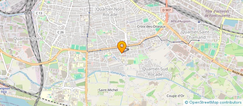 localisation de l'entreprise MONSIEUR EL ARBI FALOU  AVIGNON