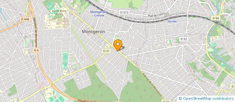 localisation de l'entreprise MONSIEUR EL ASSAB  MONTGERON