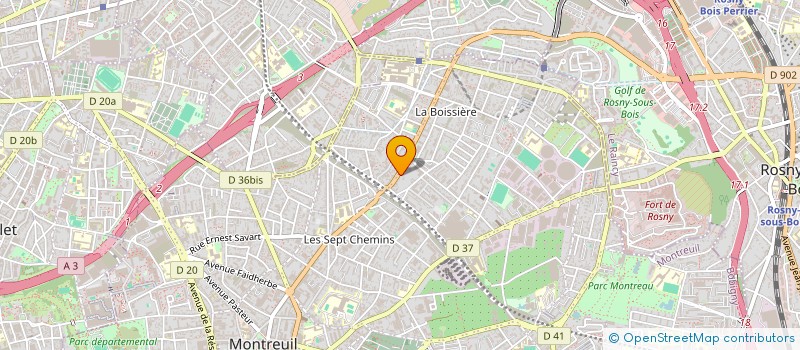 localisation de l'entreprise MONSIEUR EL ASSABBANE à MONTREUIL