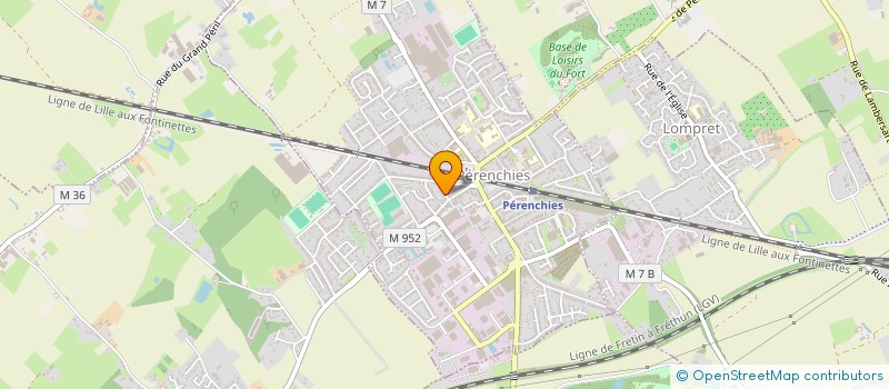 localisation de l'entreprise MONSIEUR EL BACHIR EL MOHAJER  PERENCHIES