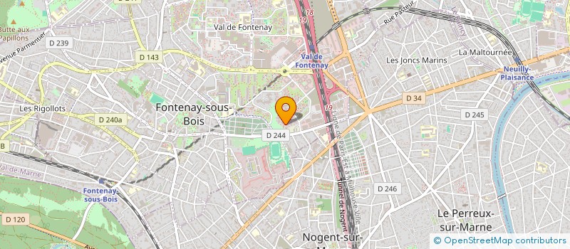 localisation de l'entreprise MONSIEUR EL BAHI BRANECI à FONTENAY-SOUS-BOIS