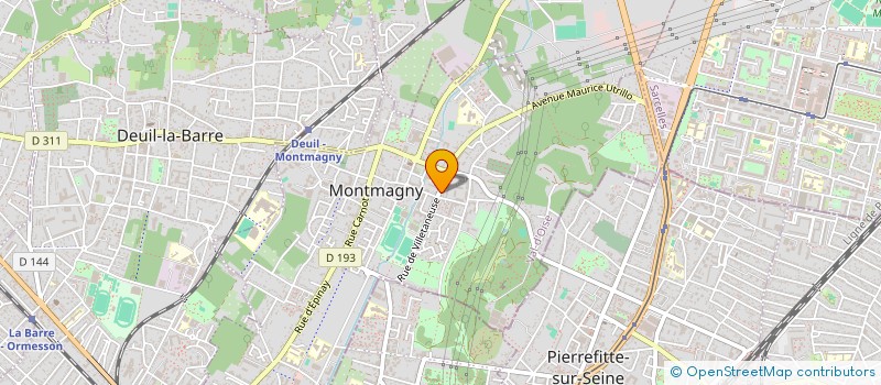 localisation de l'entreprise MONSIEUR EL-BAHI HAMMADOU  VILLEPARISIS