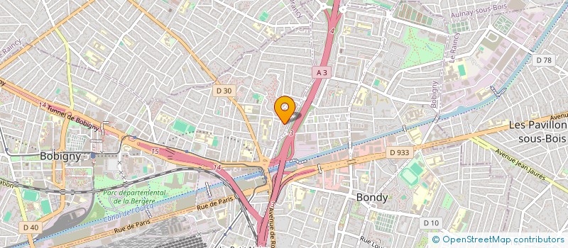 localisation de l'entreprise MONSIEUR EL BEKKAI BOUABDELLAOUI à BOBIGNY