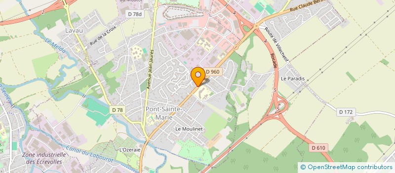 localisation de l'entreprise MONSIEUR EL BEKKAI HADDOU  PONT-SAINTE-MARIE