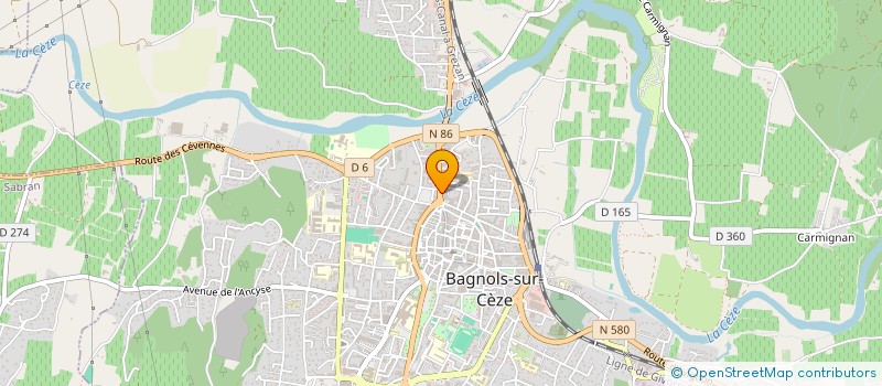 localisation de l'entreprise MONSIEUR EL BEKKAI LAKHCHIBI à BAGNOLS-SUR-CEZE