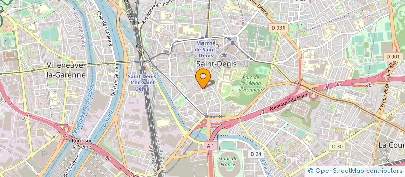 localisation de l'entreprise MONSIEUR EL BENMOULOUD à SAINT-DENIS