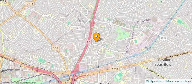 localisation de l'entreprise MONSIEUR EL BINDACH  BONDY