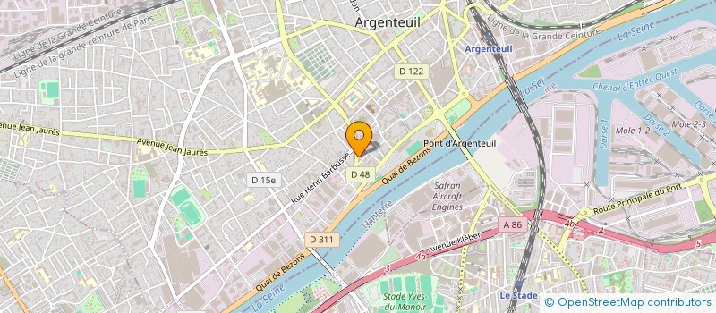 localisation de l'entreprise MONSIEUR EL-BOU ABDI  ARGENTEUIL