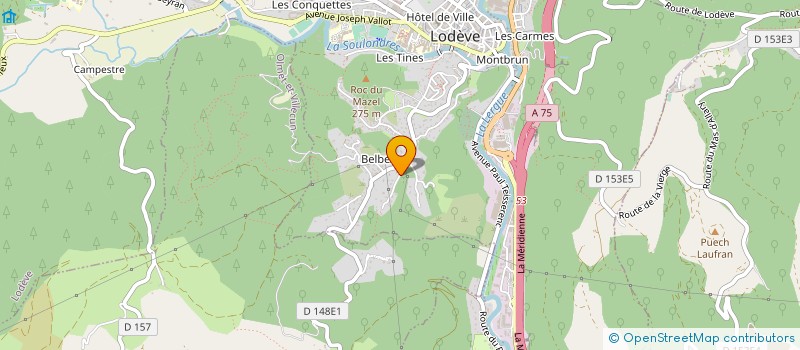 localisation de l'entreprise MONSIEUR EL BOUDADI à LODEVE