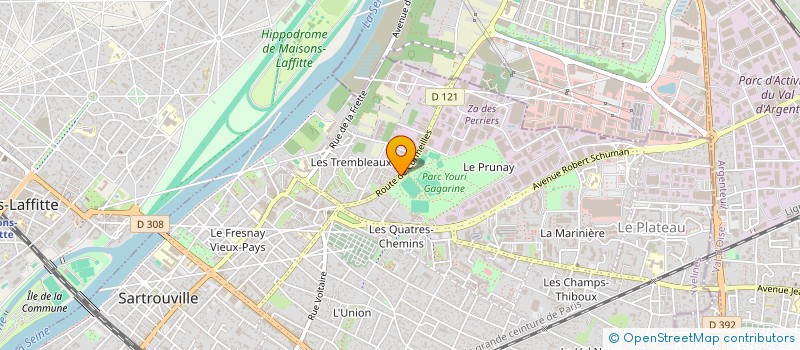 localisation de l'entreprise MONSIEUR EL COULIBALY  SARTROUVILLE