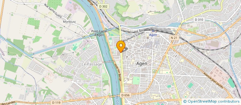 localisation de l'entreprise MONSIEUR EL DEBAR à AGEN