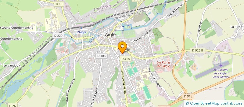 localisation de l'entreprise MONSIEUR EL DIABY à L'AIGLE