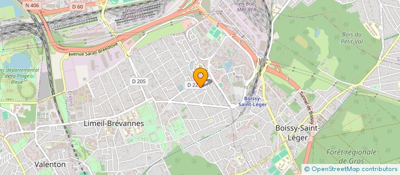 localisation de l'entreprise MONSIEUR EL DIALLO  LIMEIL-BREVANNES