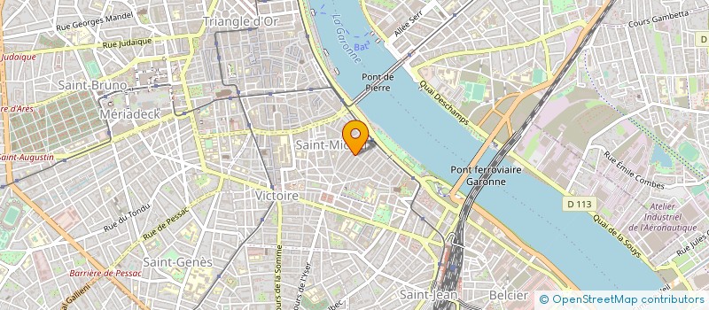 localisation de l'entreprise MONSIEUR EL DIEYE à BORDEAUX