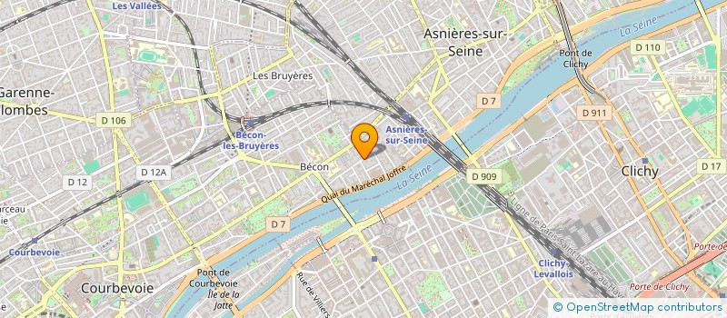 localisation de l'entreprise MONSIEUR EL DIOP à COURBEVOIE