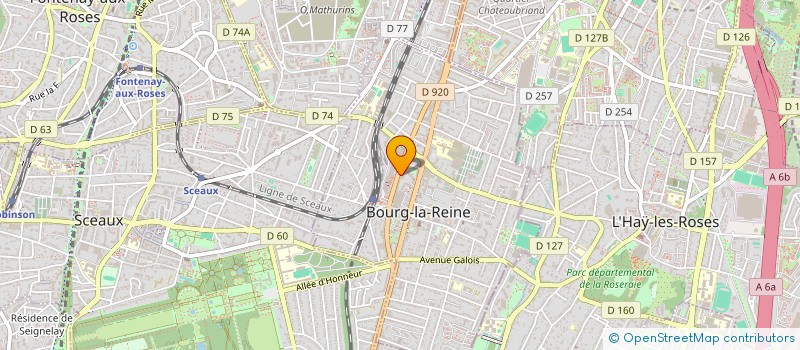 localisation de l'entreprise MONSIEUR EL DIOUF à BOURG-LA-REINE