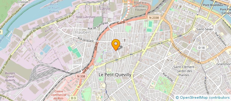 localisation de l'entreprise MONSIEUR EL-DJEMAI KEMINI à LE PETIT-QUEVILLY