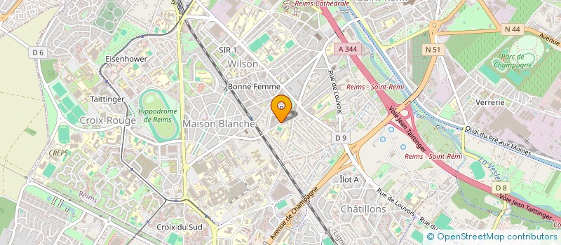 localisation de l'entreprise MONSIEUR EL EL BOUKHARY  REIMS