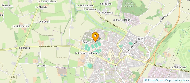 localisation de l'entreprise MONSIEUR EL EL FERROUDI  LE RHEU