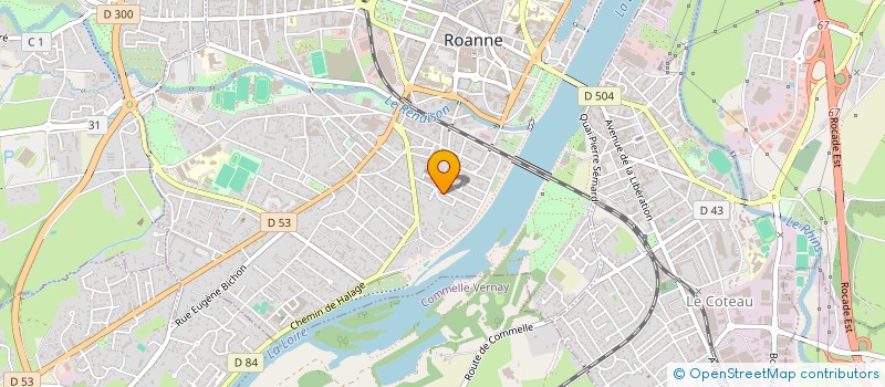 localisation de l'entreprise MONSIEUR EL EL MOKHATARI à ROANNE