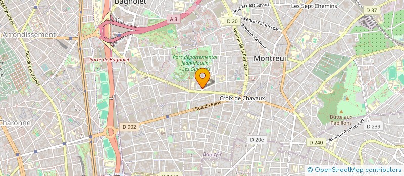 localisation de l'entreprise MONSIEUR EL EL YATIMI à MONTREUIL