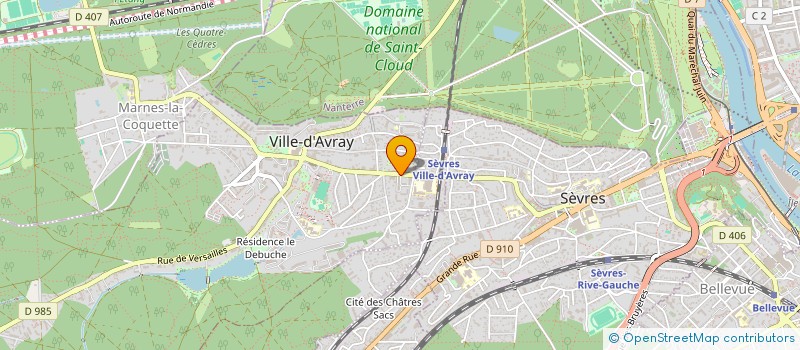 localisation de l'entreprise MONSIEUR EL EL YOUSFI à VILLE-D'AVRAY